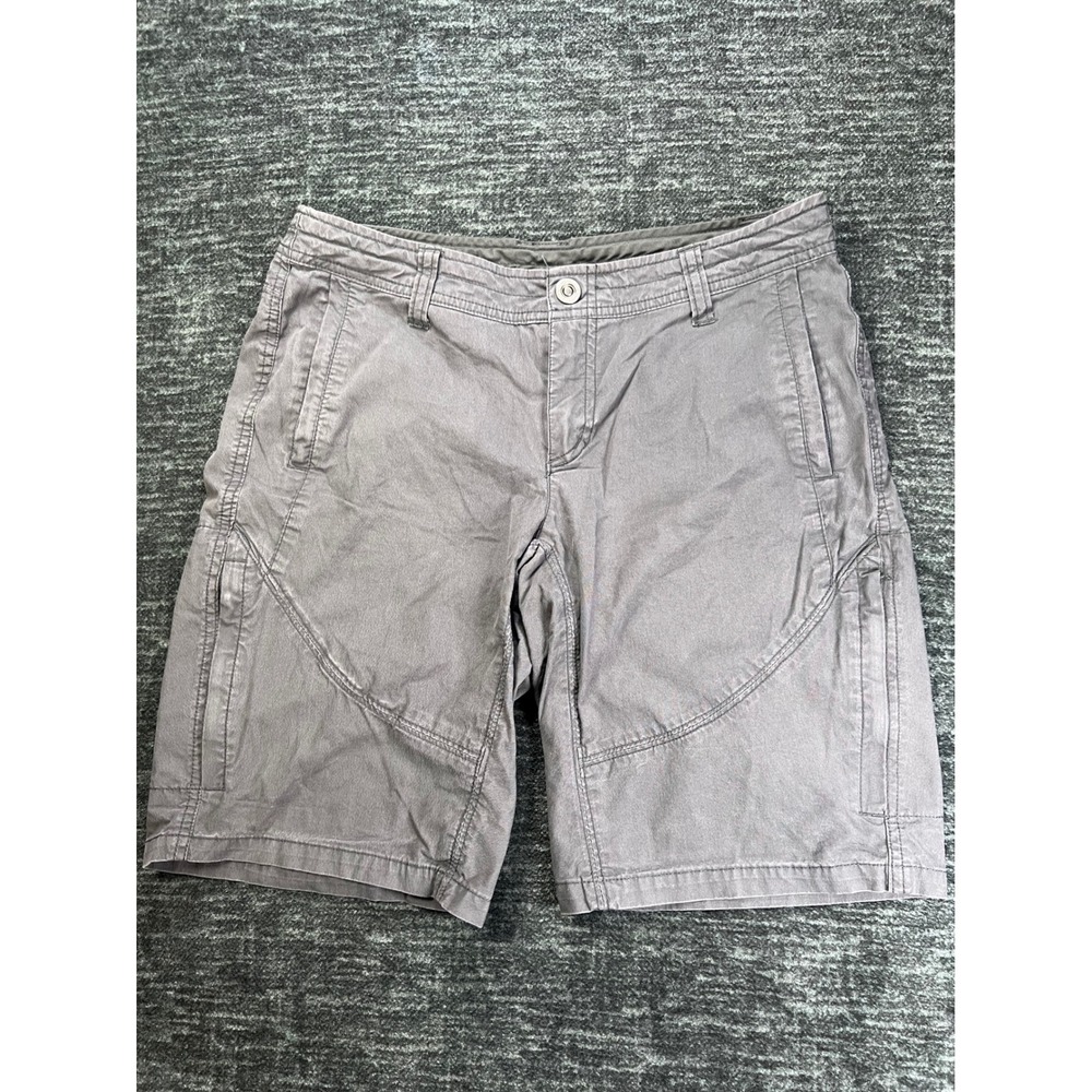 Kuhl Hiking‎ Shorts Womens Size 6 Grey Outdoor Utility Gorpcore Trail Cargo